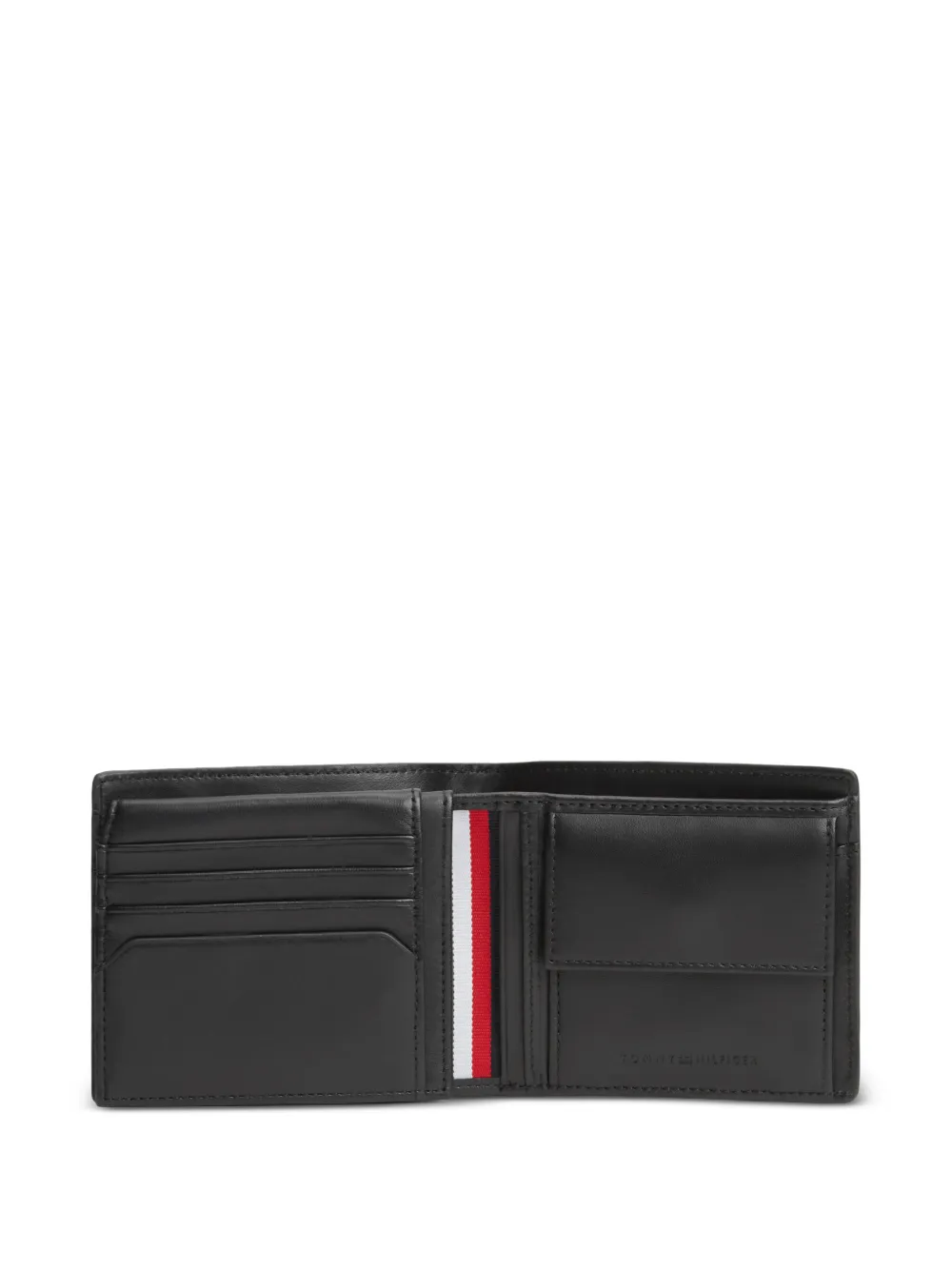 Tommy Hilfiger Leren portemonnee Zwart