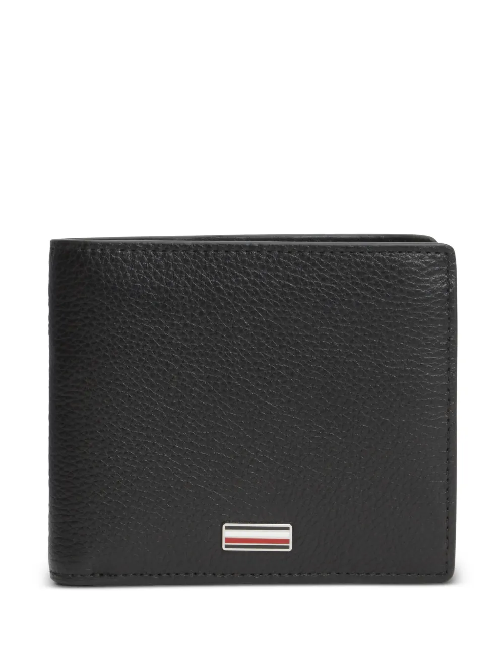 Tommy Hilfiger leather bifold wallet - Schwarz