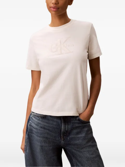 Calvin Klein playera manga corta con logo bordado