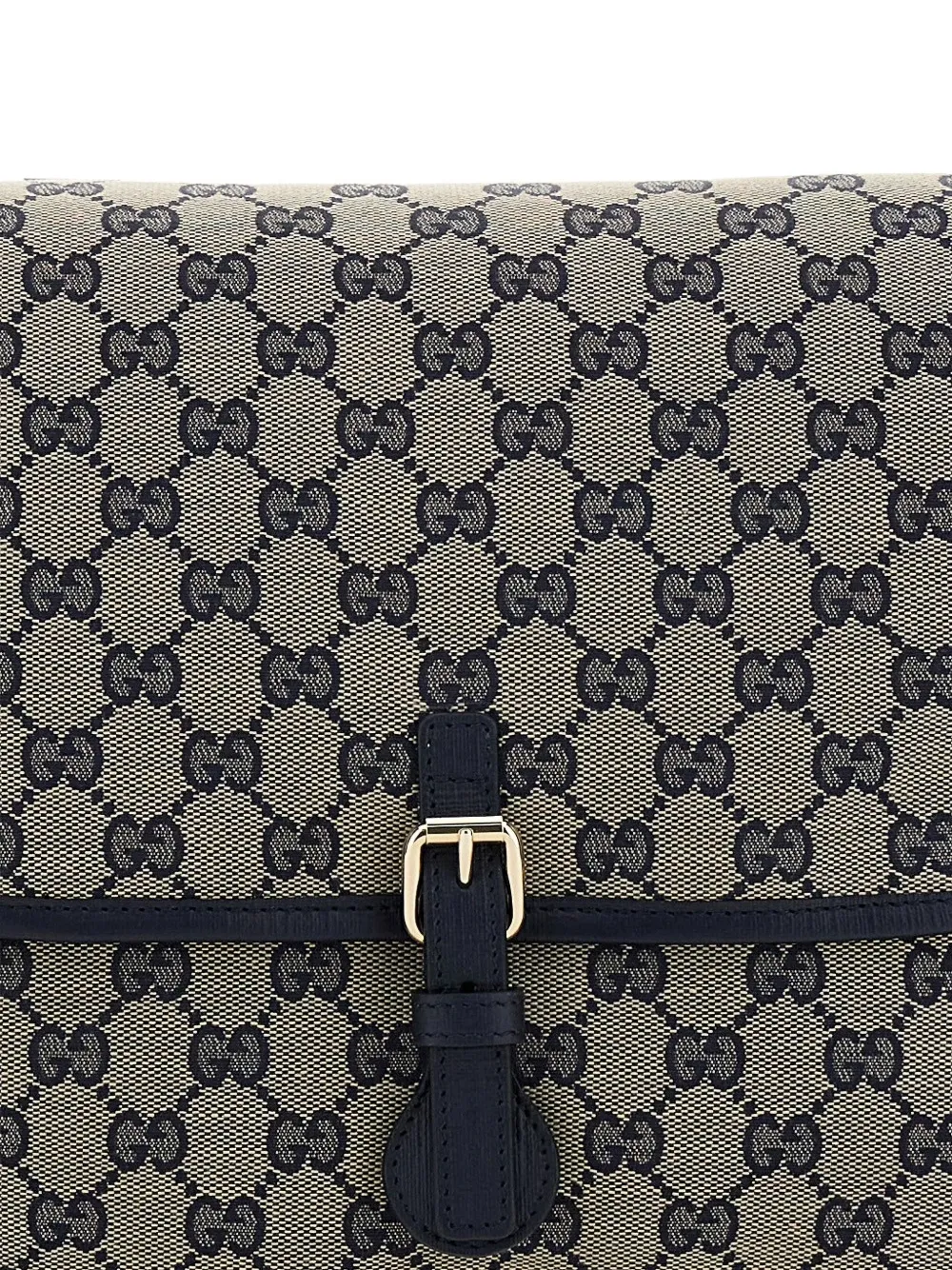 Gucci Kids GG Supreme schoudertas Blauw