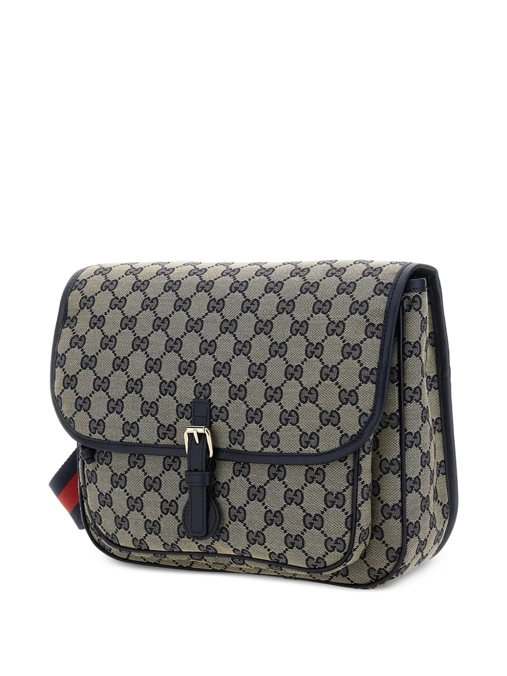 Gucci Kids GG Supreme schoudertas Blauw