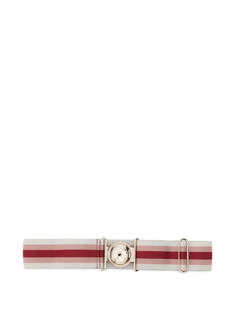 Gucci Pre-Owned 2000s Interlocking G striped belt - Toni neutri