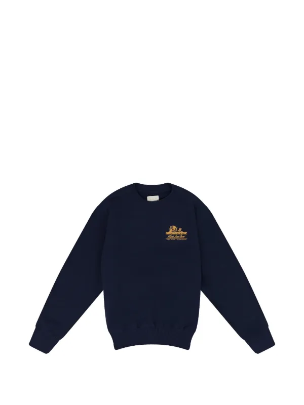Aimé Leon Dore Unisphere Long-sleeve Sweatshirt in Blue