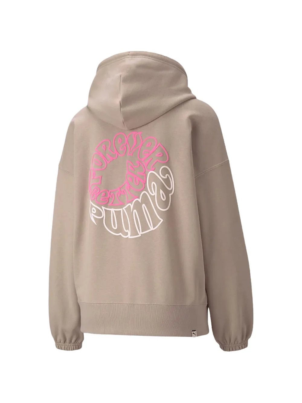 PUMA Downtown grafische hoodie Beige