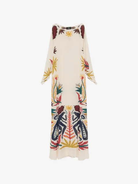 ETRO vestido largo con estampado gráfico