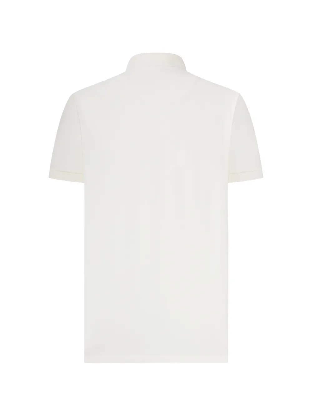 ETRO Effen katoenen poloshirt met print Wit
