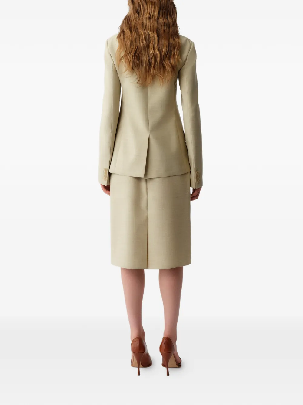 Calvin Klein Rok met split Beige