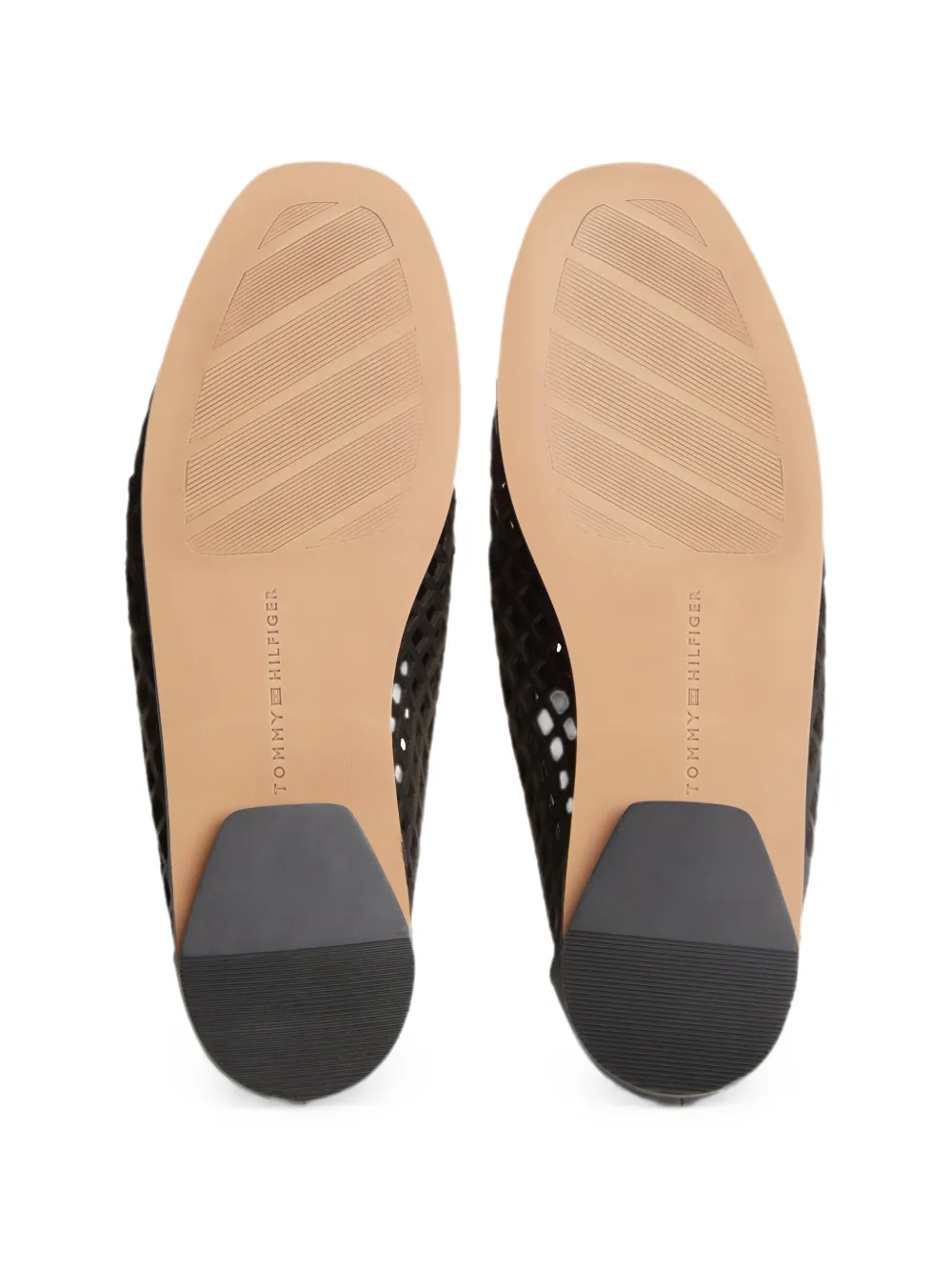 Tommy Hilfiger perforated loafers Zwart