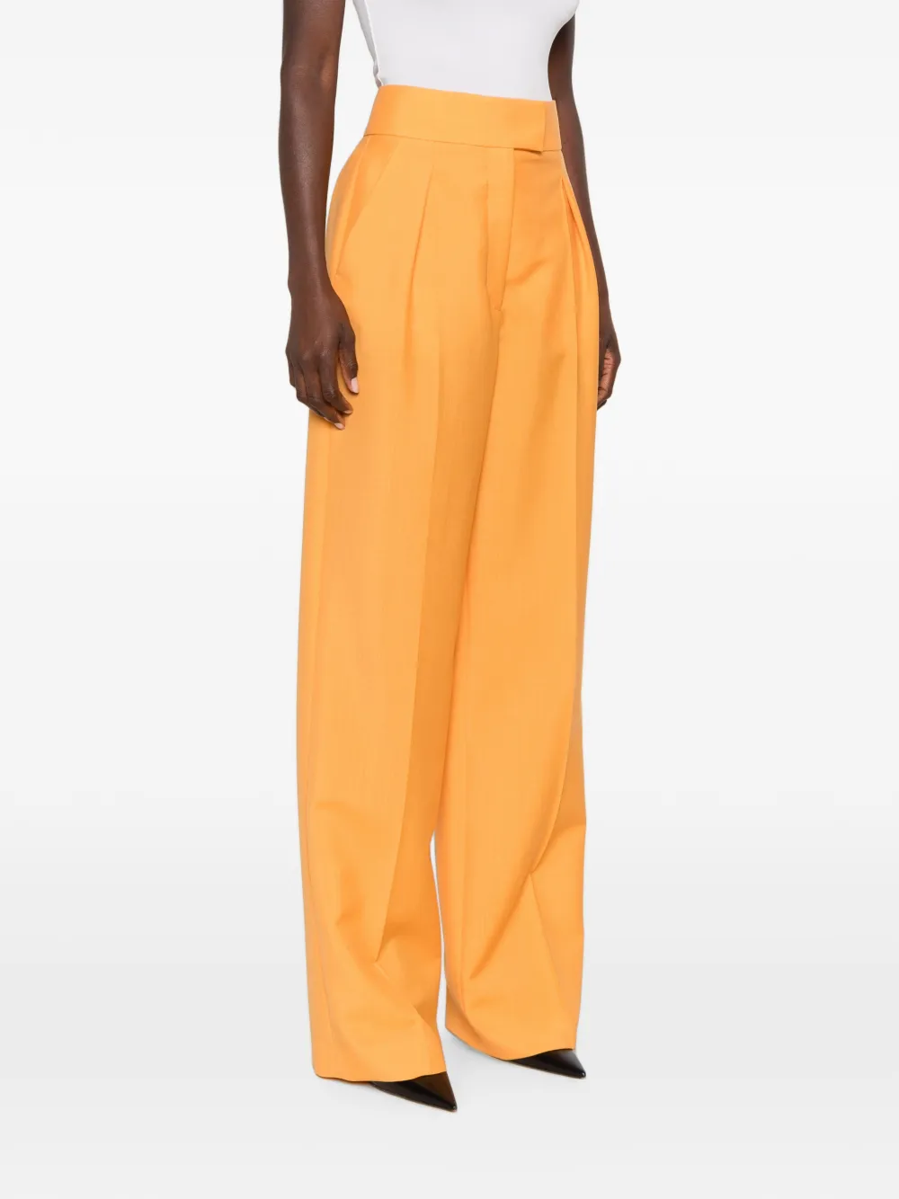 Valentino Garavani Broek met paspelzakken Oranje