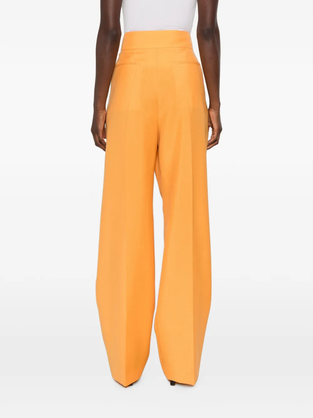 Valentino Garavani Broek met paspelzakken Oranje