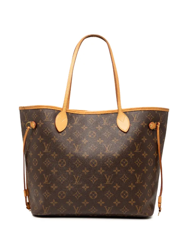 Louis Vuitton Pre-owned 2017 Monogram Neverfull MM Tote Bag in Brown