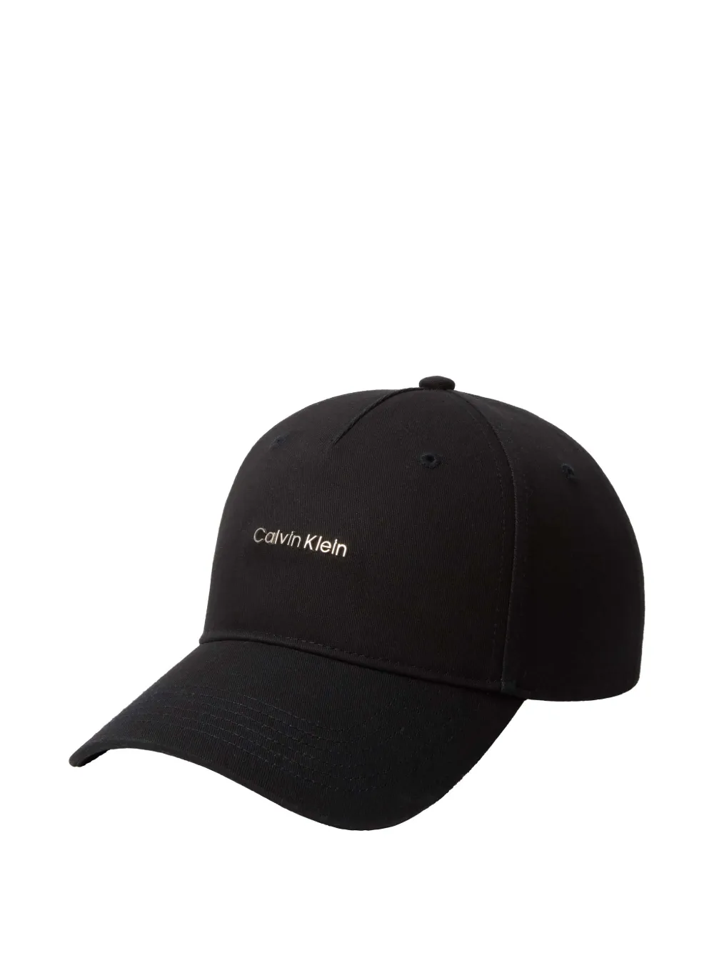 Calvin Klein logo-plaque baseball cap - Nero