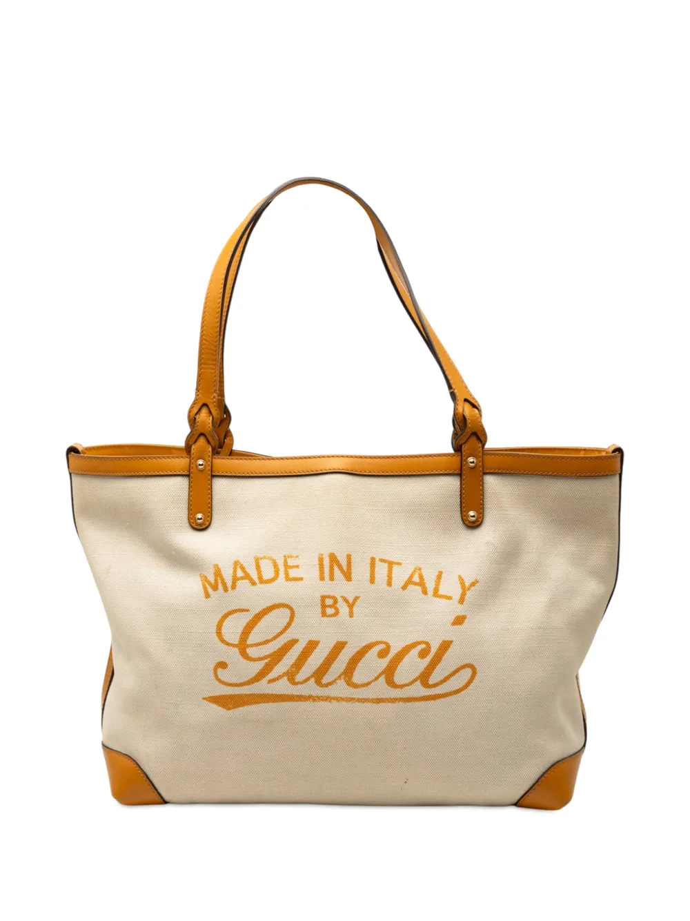 Gucci Pre-Owned 2016-2026 Medium Canvas Craft tote bag - Marrone