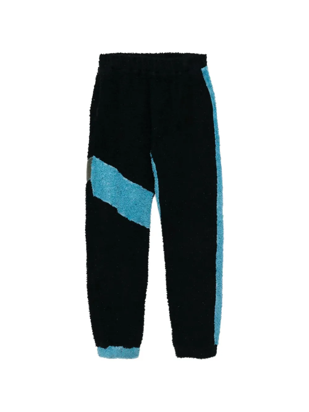 Stain Shade panelled fleece track pants - Nero