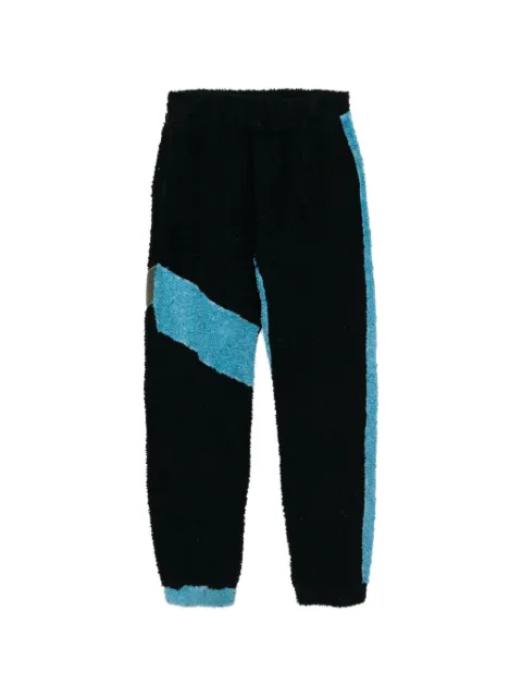Stain Shade panelled fleece track pants