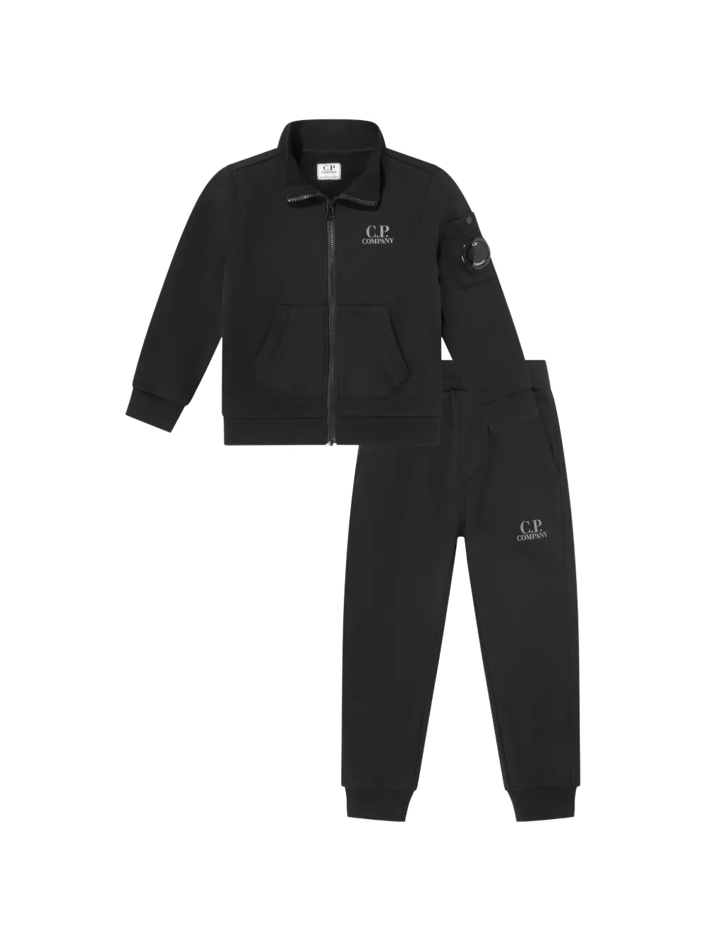 C.P. Company Kids Lens-detail tracksuit - Nero