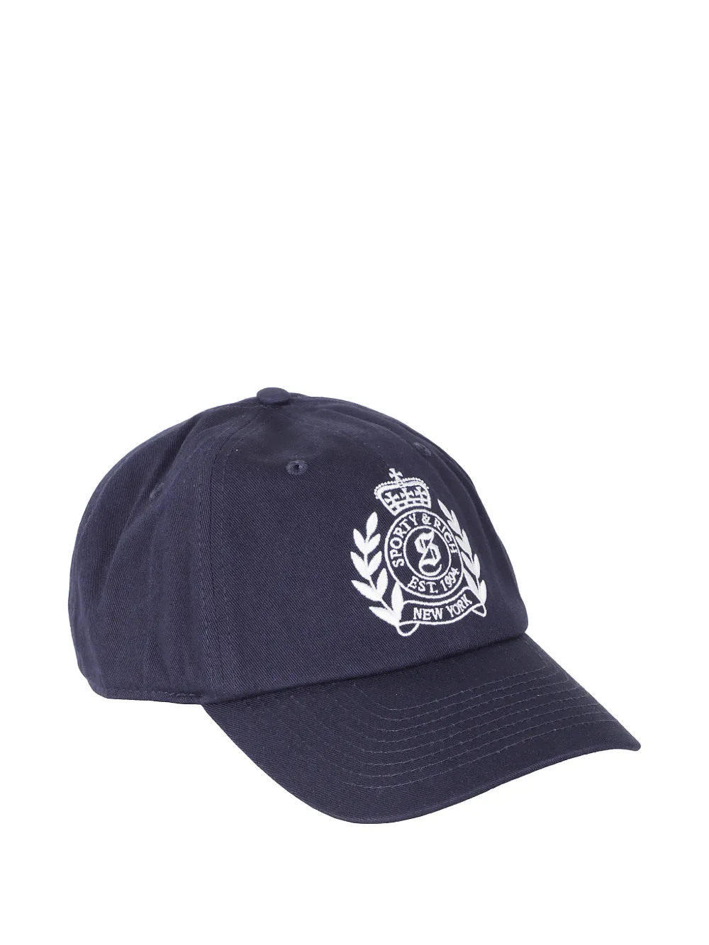 Sporty & Rich Crest embroidered baseball cap - Blu