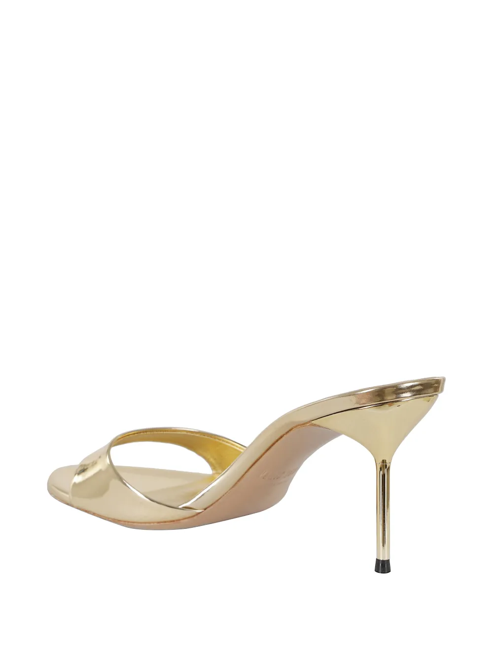 Paris Texas Lidia mirror-effect sandals Goud