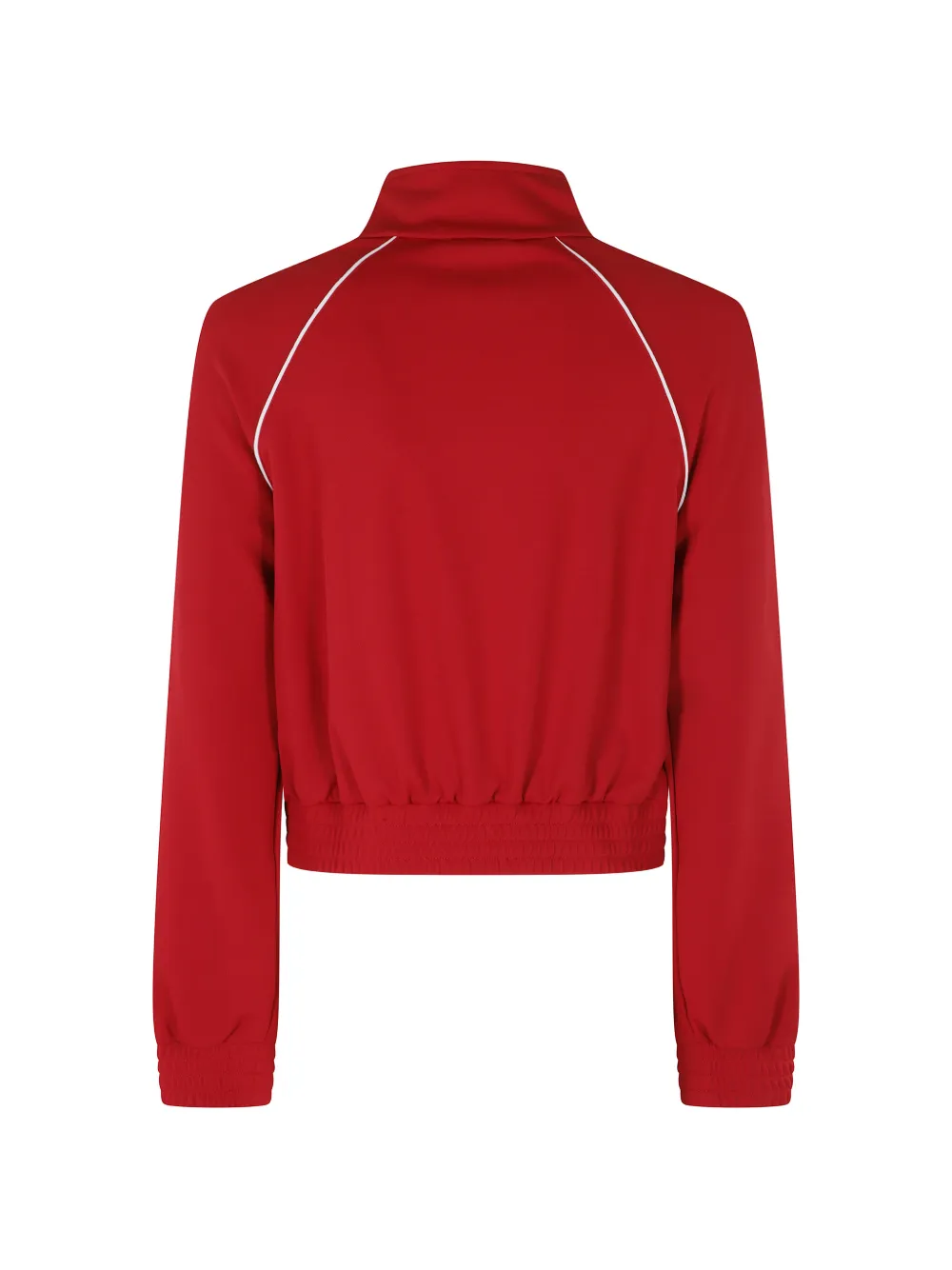 Sporty & Rich Gestreept jack met raglan mouwen Rood