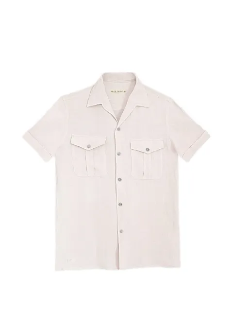 TRUE TRIBE linen short-sleeve shirt