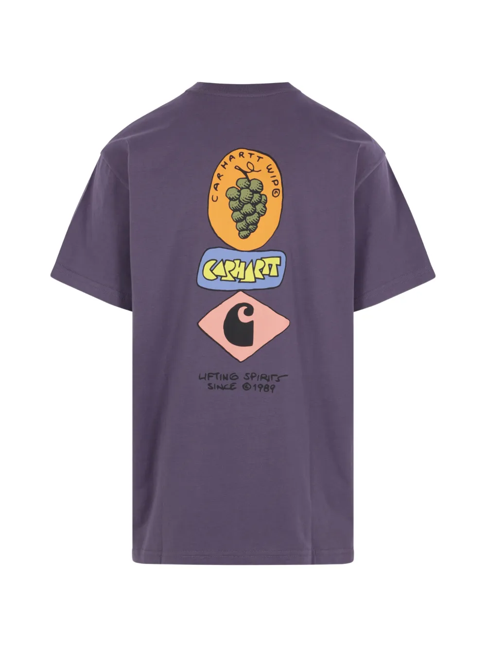 Carhartt WIP Stacked Grapes T-shirt met grafische print Paars