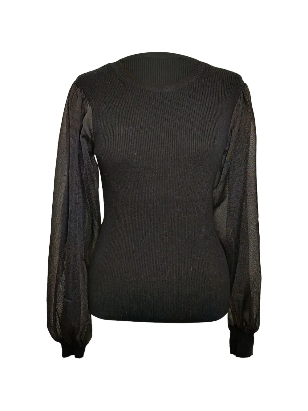Ulla Johnson Sabrina puff-sleeve sweater - Nero