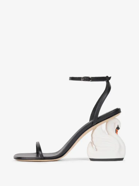 A.W.A.K.E. Mode Beta swan-heel sandals