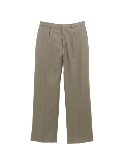 Second/Layer Tio pleated straight-leg trousers