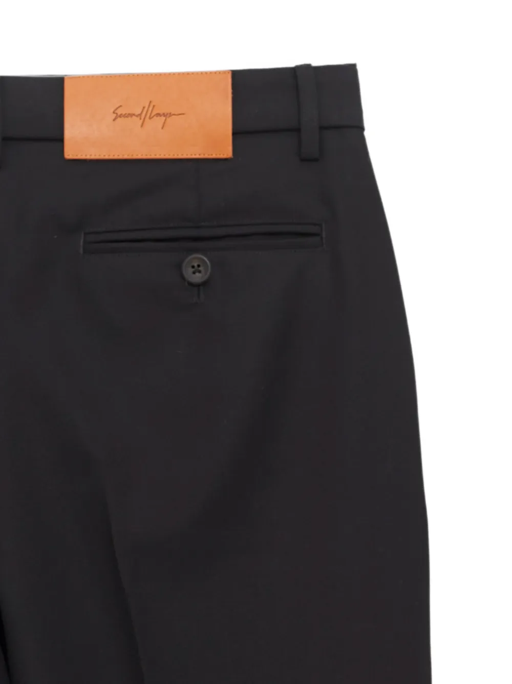 Second Layer Primo pantalon met plooien Zwart