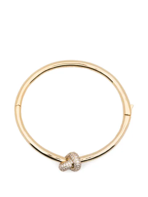 Kate Spade Loves Me Knot pavé-set bangle