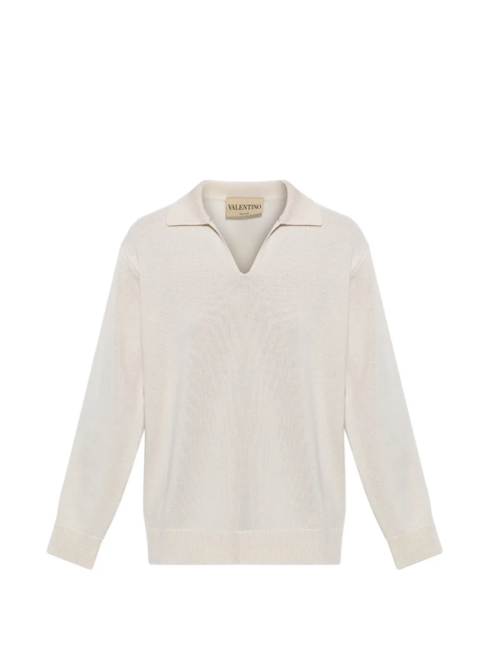 Valentino Garavani V-neck cashmere sweater - Toni neutri