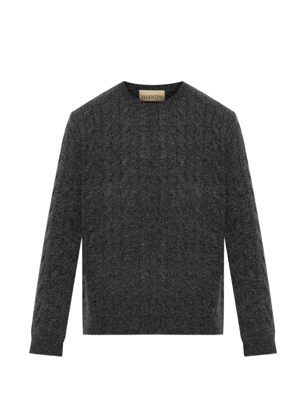 Valentino Garavani cable-knit sweater - Grey