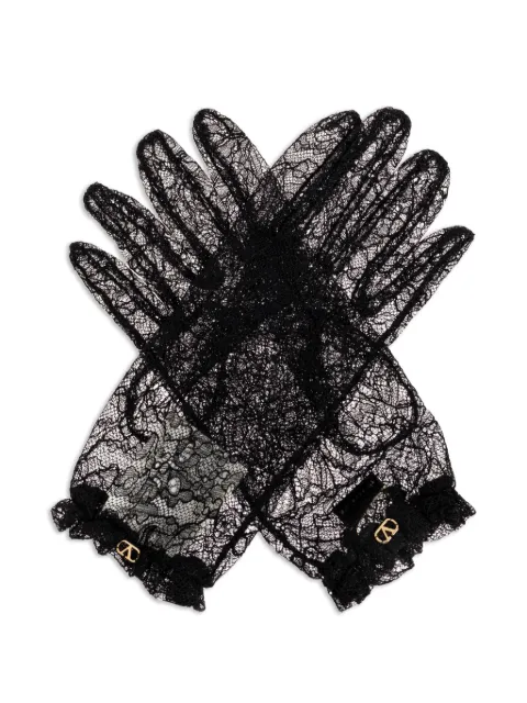Valentino Garavani guantes con volantes