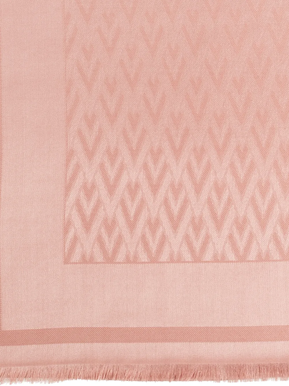 Valentino Garavani Sjaal met monogram jacquard Roze