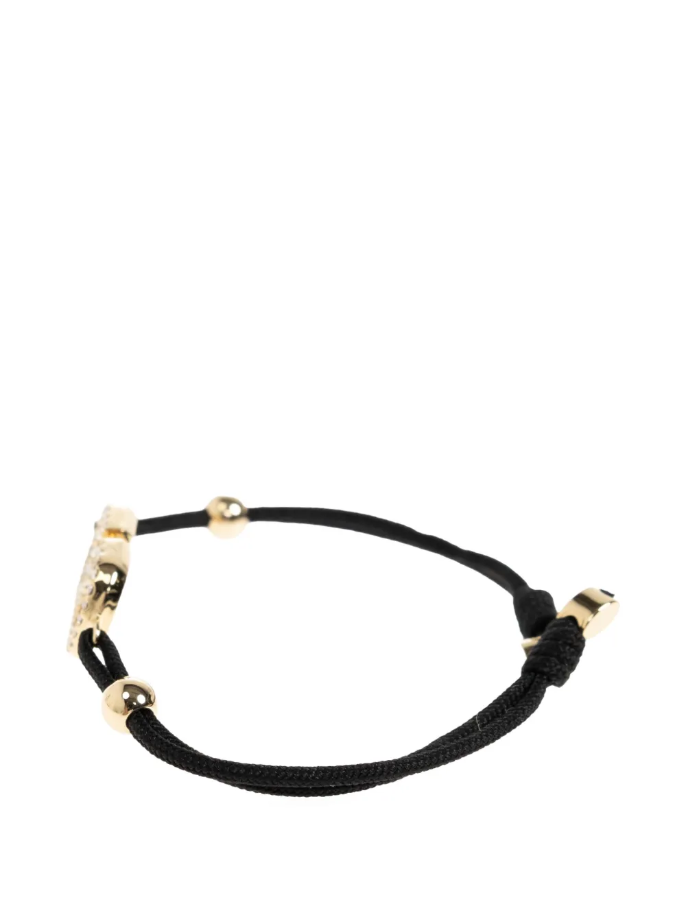 Valentino Garavani VLogo Signature crystal-embellished bracelets - Nero