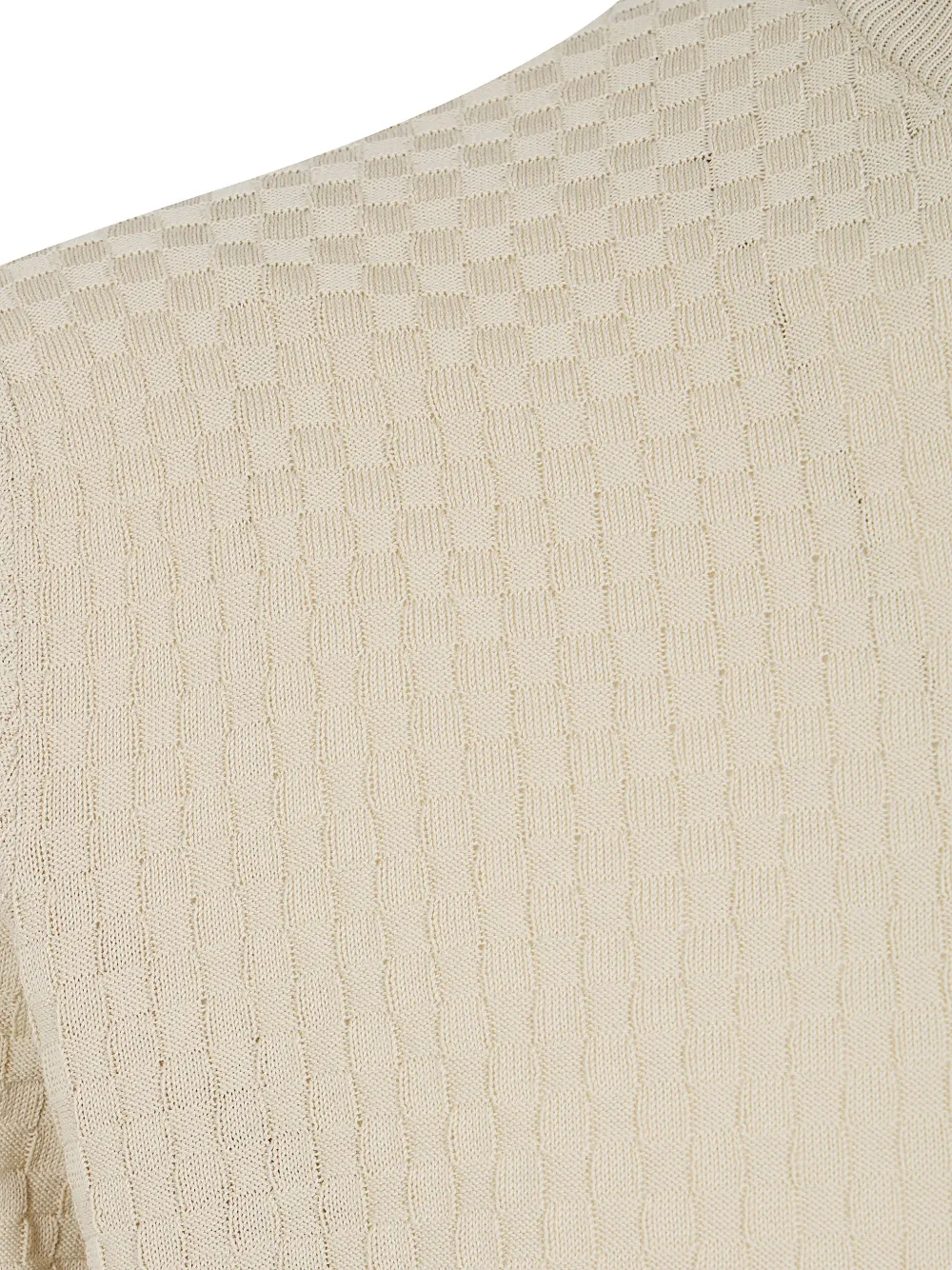 Filippo De Laurentiis Wafelgebreid T-shirt Beige