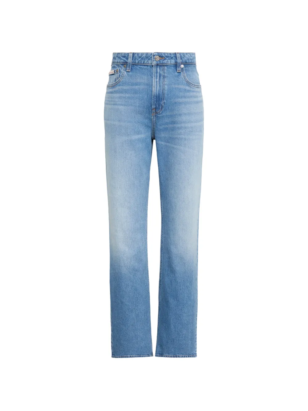 Calvin Klein whiskering-effect jeans - Blu