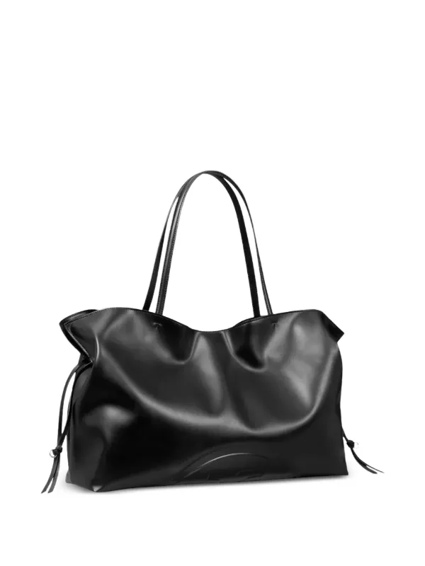Tory Burch Ella Natuura™ Drawstring Tote | Black | FARFETCH UK