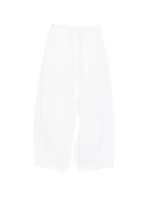 Su drawstring wide-leg palazzo pants