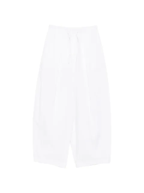 Su drawstring wide-leg palazzo pants