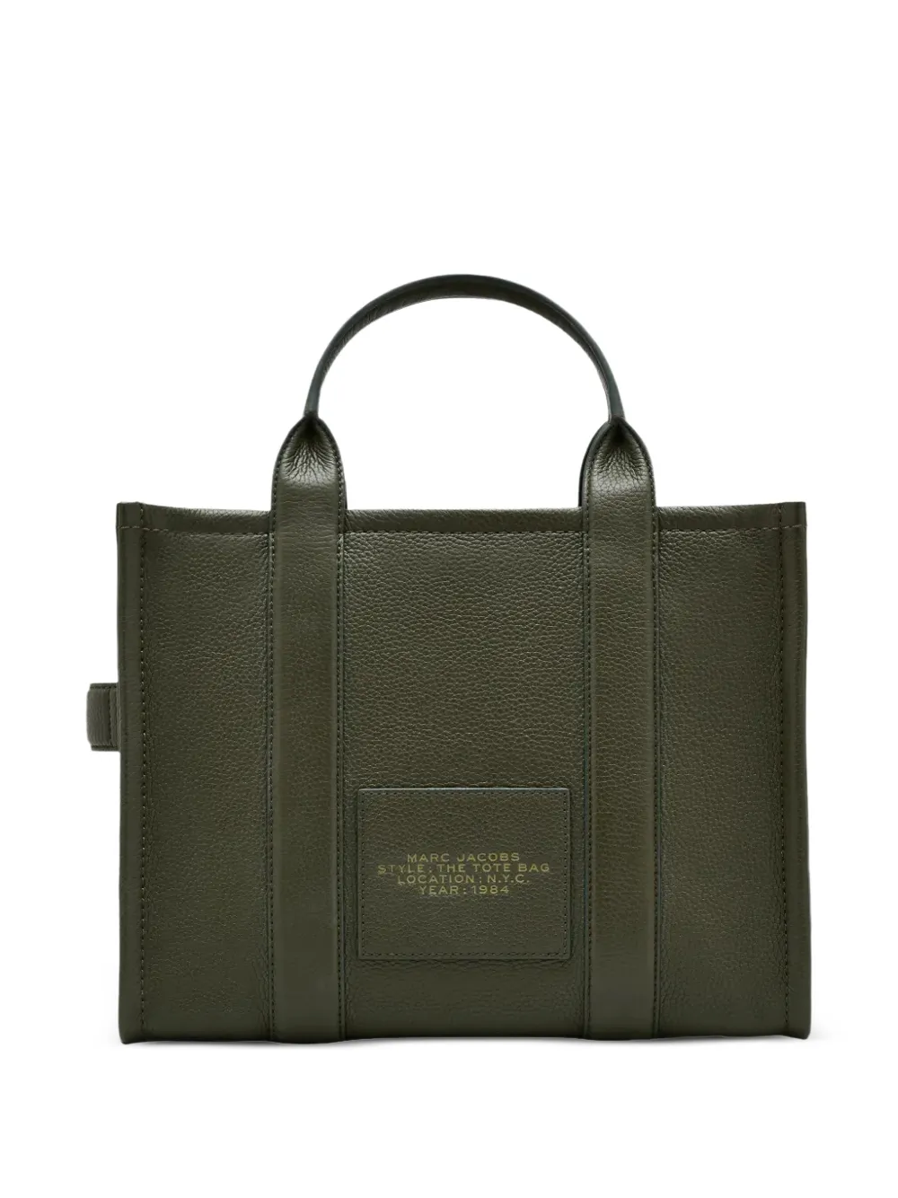 Marc Jacobs Medium The Leather Tote Bag | Green | FARFETCH