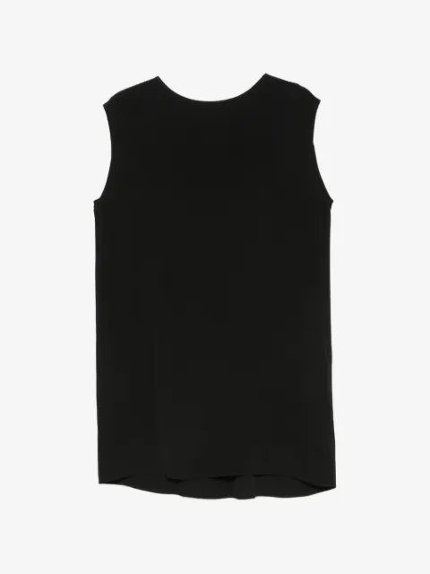 Su pleated sleeveless mini dress