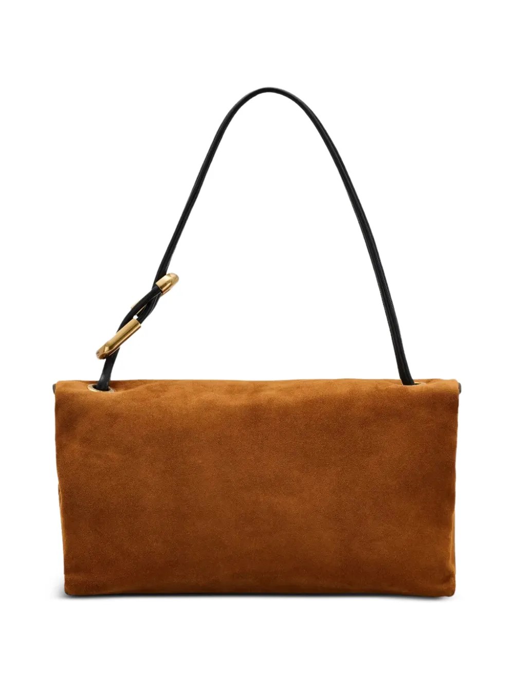 Marc Jacobs Grote The Suede Dual schoudertas Bruin