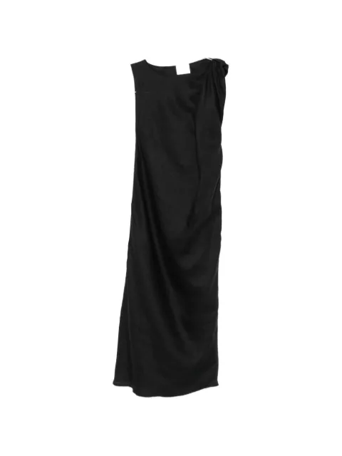 Su draped sleeveless midi dress