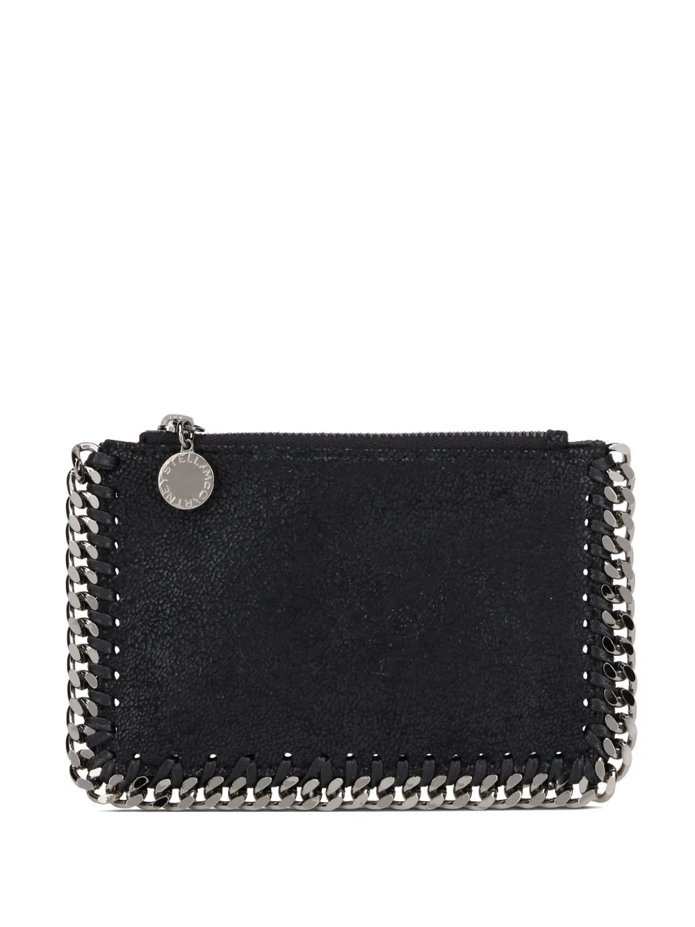 Stella McCartney Falabella chain-trim wallet - Nero
