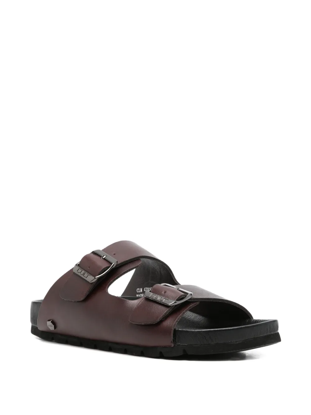 Cult Scorpion 4781 buckle-fastening leather sandals Bruin