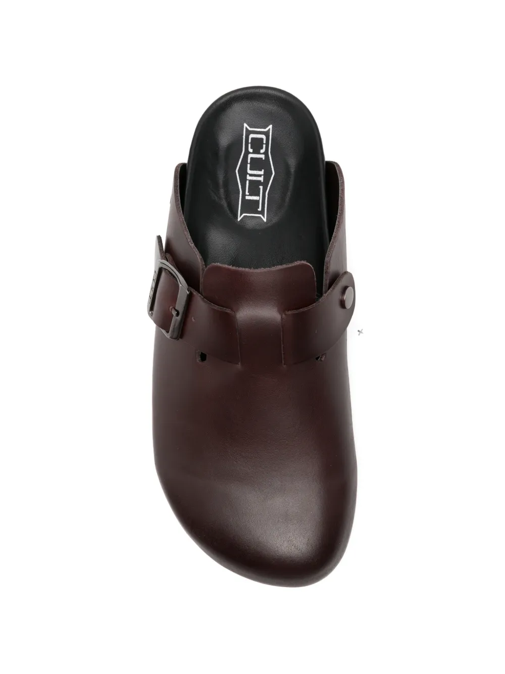Cult Scorpion 4783 buckle-strap leather mules Bruin