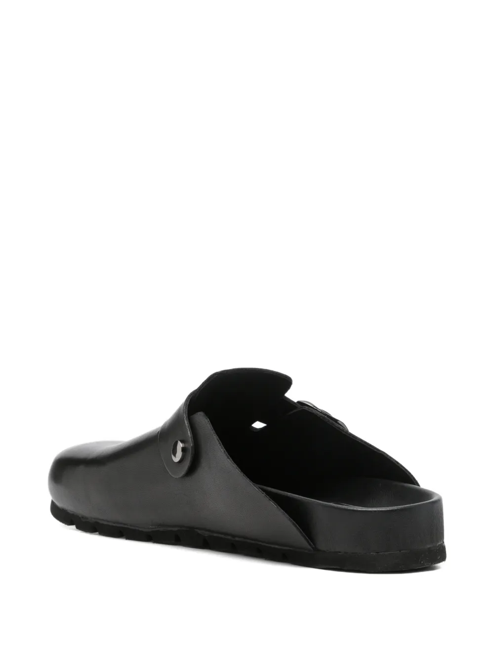 Cult Scorpion 4783 buckle-fastening leather mules Zwart