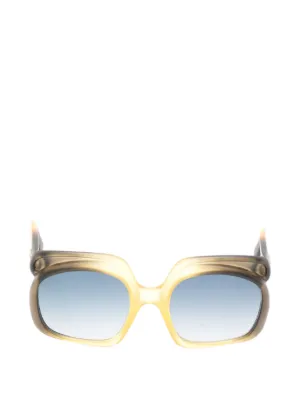 Christian Dior Pre-Owned 1970s CDロゴ サングラス | ニュートラル
