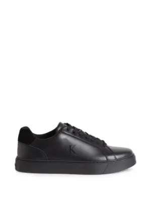 Armani Exchange Leather Sneakers | Black | FARFETCH